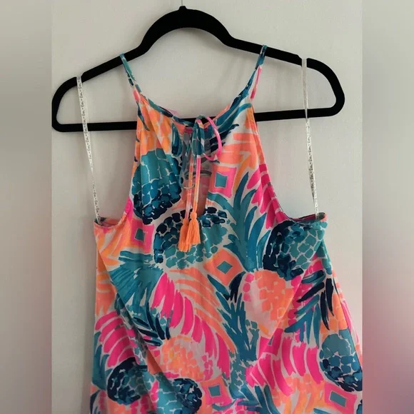 Lilly Pulitzer Margot Swing Dress - Pineapple Print || SZ M - Picture 6 of 7